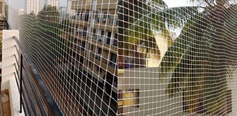 Bird Nets In Hyderabadfor Balcony | Call 7386237793To Get Charges Near Me